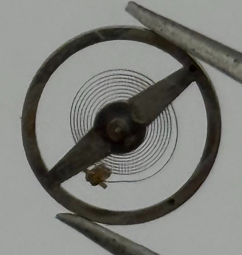 Oris 531 PC Balance Wheel Complete And Spring 773 M Watch Movement Parts NOS