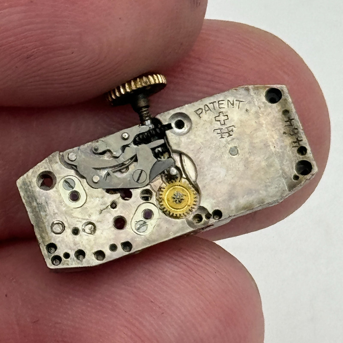 FHF Watch Movement Clarte Fab.Suisse Patent Running Ladies Manual Wind Parts 9mm