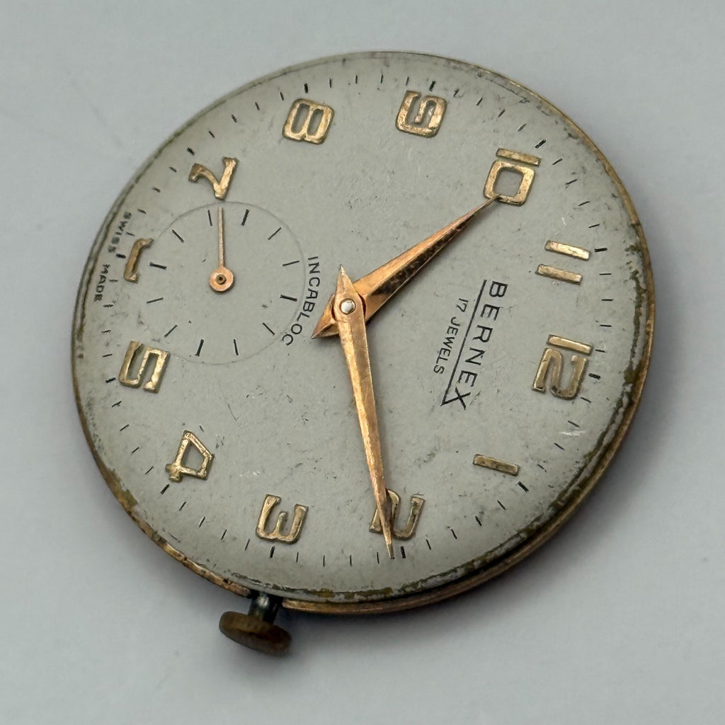 AS 1634 Watch Movement - A. Schild 1634 Bernex - For Parts / Repair - 29.6mm