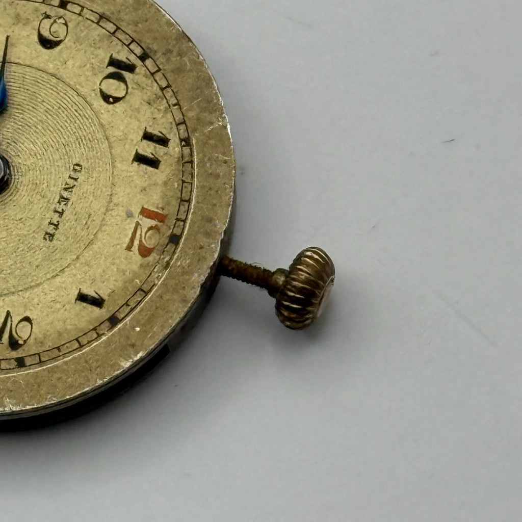 Cretets Watch Movement Ginette Swiss 16 Jewels Manual Wind Parts Repair 21.3mm