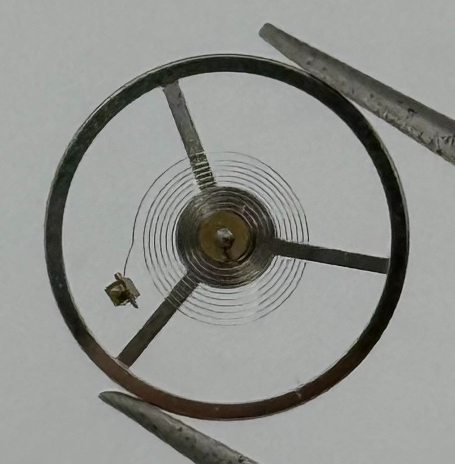 EB 8381 8391-66 Balance Wheel Complete And Spring 10½’’’ 1642 Watch Parts NOS