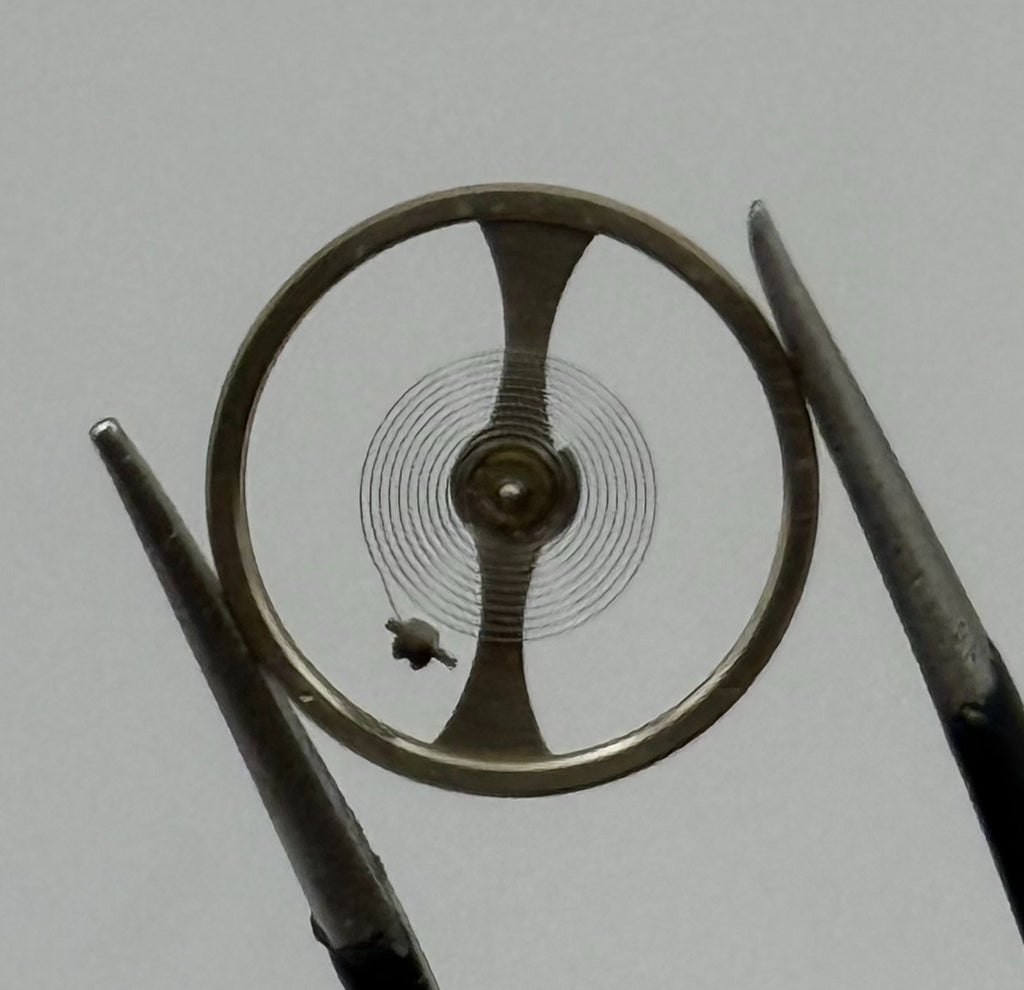 Oris 391 Balance Wheel Complete And Spring 4381 11½’’’ Watch Movement Parts NOS