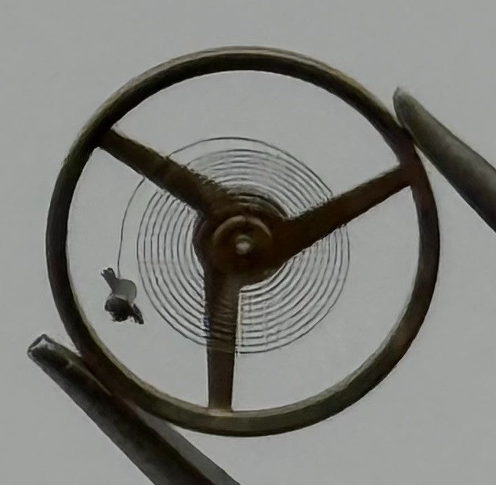 FHF 35-21 Balance Wheel Complete And Spring Renata 1722 Watch Movement Parts NOS