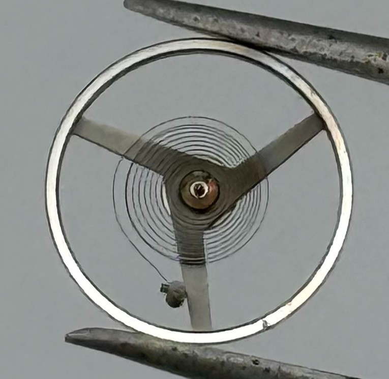 MST 410 Inca Balance Wheel Complete And Spring Renata 809 M Watch Movement Parts