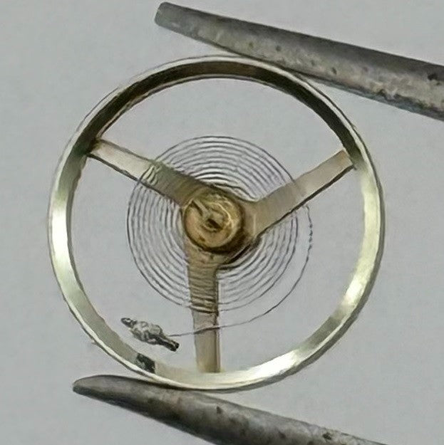 FEF 6620 Balance Wheel Complete And Spring 5½’’’ 1449 M Watch Movement Parts NOS