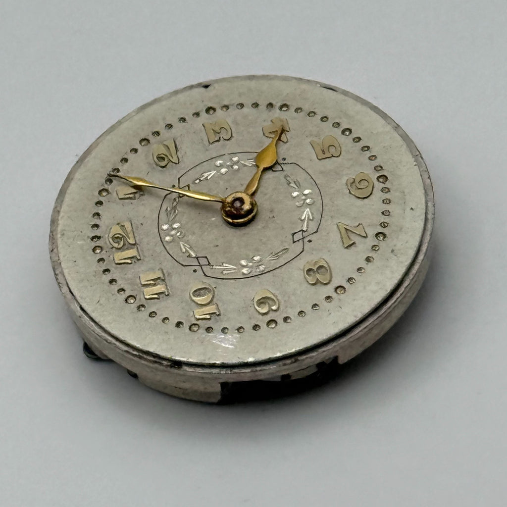Unidentified Watch Movement Swiss Made Manual Wind Vintage Parts Repair 21.9mm