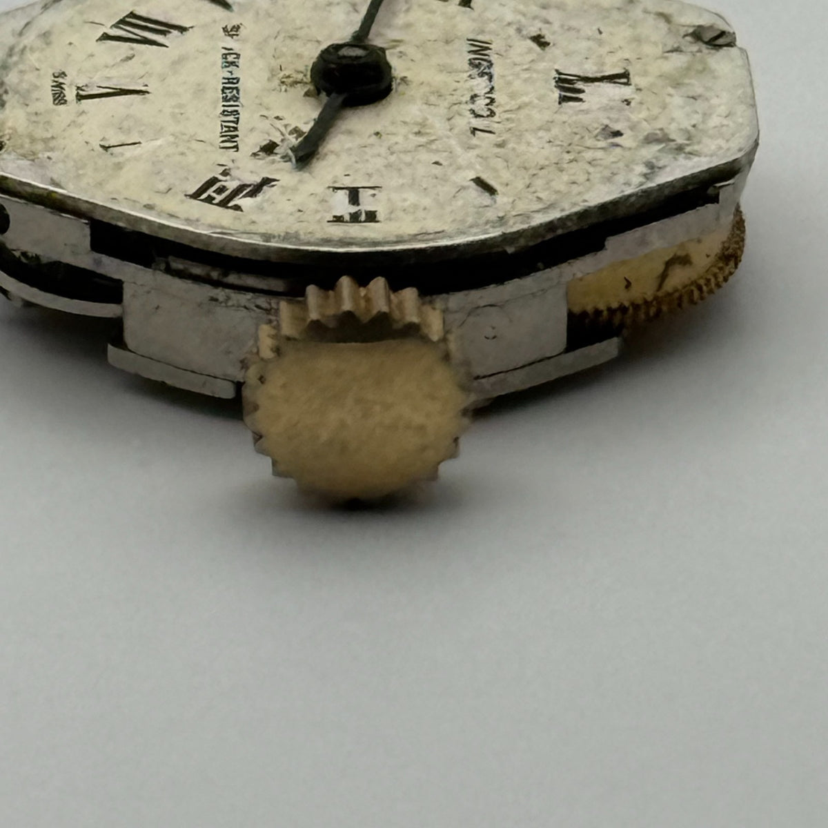 Ingersoll Watch Movement 1 Jewel Unadjusted Swiss Manual Wind Parts 15.3mm