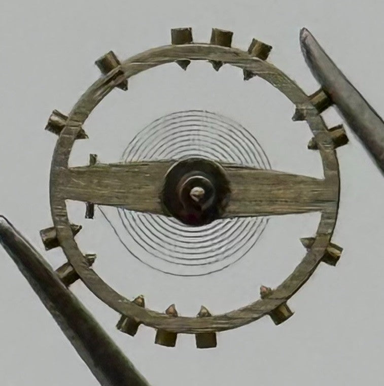 AS 970 Balance Wheel Complete And Spring 8¾’’’ 143 Watch Movement Parts NOS