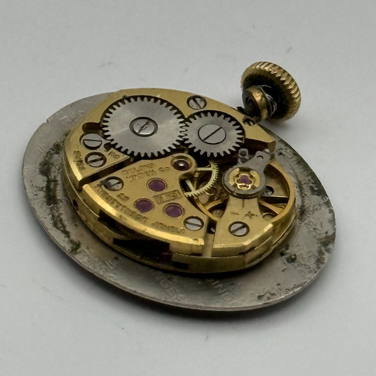 Bulova 5BD Watch Movement - Ladies 23 Jewels - For Parts / Repair - 12.8mm