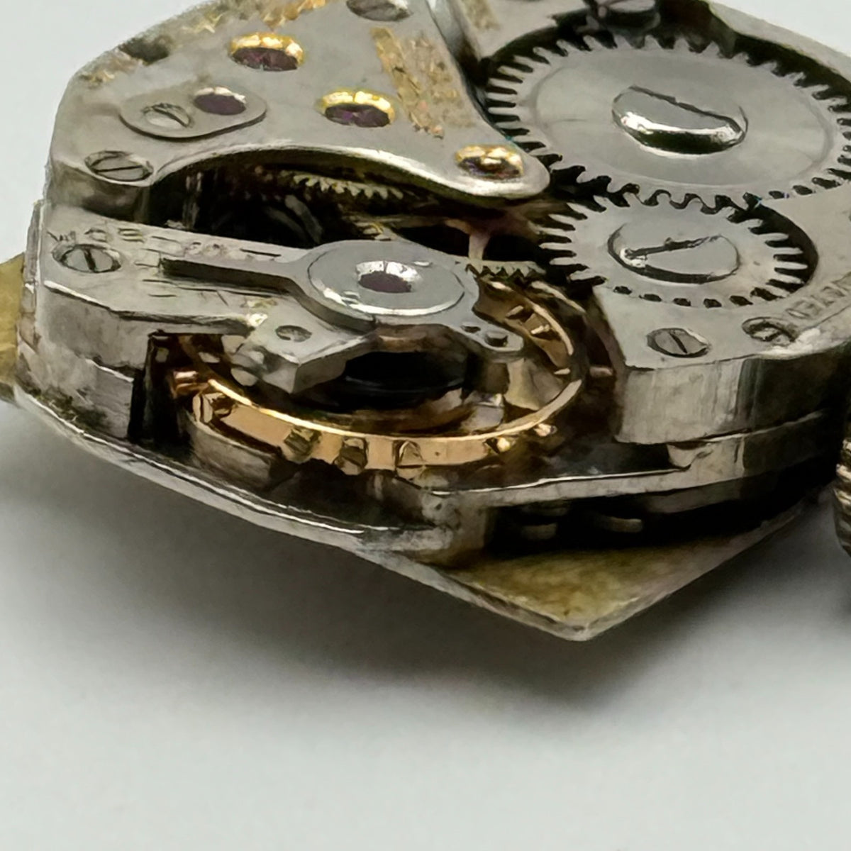 Wyler Incaflex Watch Movement 17 Jewels Swiss Manual Wind Parts Repair 15mm