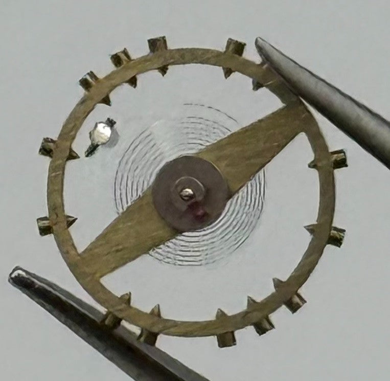 AS 1240 Balance Wheel Complete And Spring 8¾’’’ Renata 49 M Watch Movement Parts