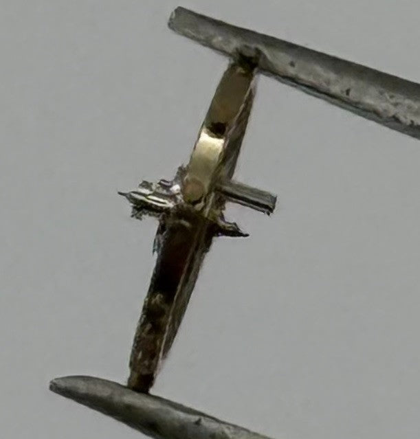 FHF 57 Balance Wheel Complete And Spring Renata 1053 M Watch Movement Parts NOS