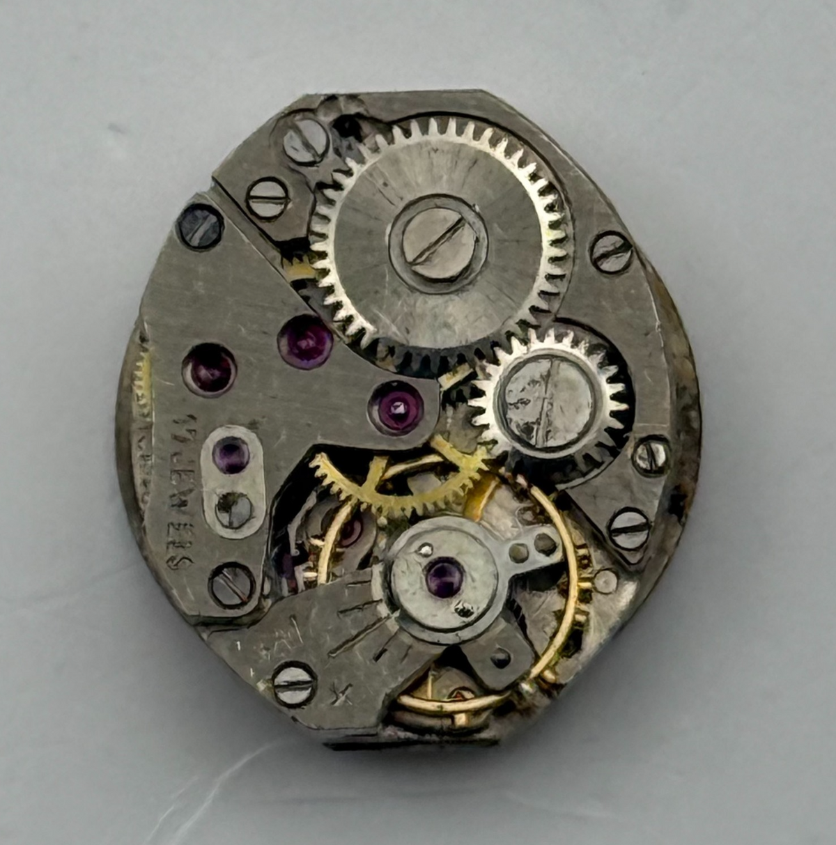 Regency Watch Movement Ladies 17 Jewels Swiss Manual Wind Parts Repair 12.7mm