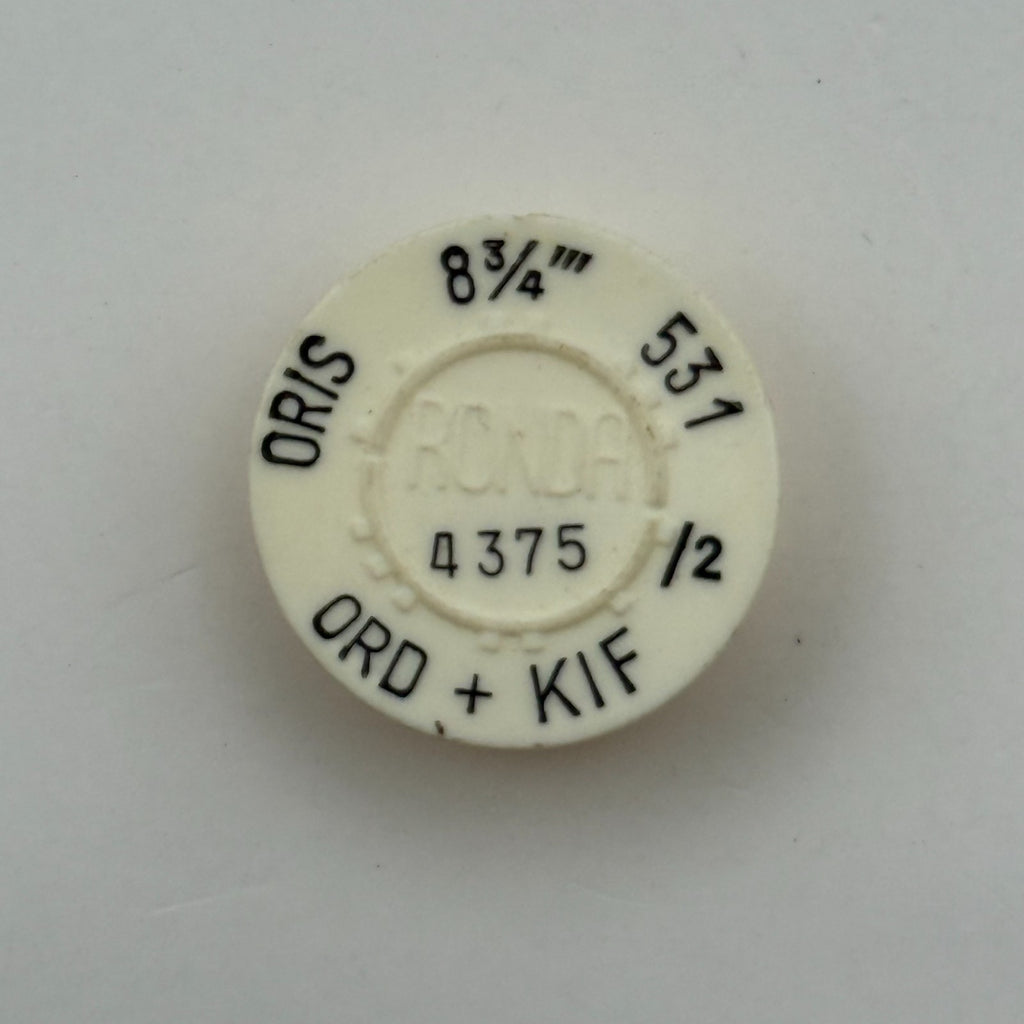 Oris 531/2 Balance Wheel Complete And Spring 8¾’’’ 4375 Watch Movement Parts NOS
