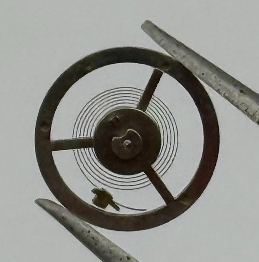 BFG 34 PL Balance Wheel Complete And Spring Renata 59 Watch Movement Parts NOS