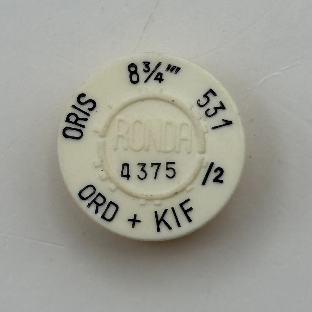 Oris 531/2 Balance Wheel Complete And Spring 8¾’’’ 4375 Watch Movement Parts NOS