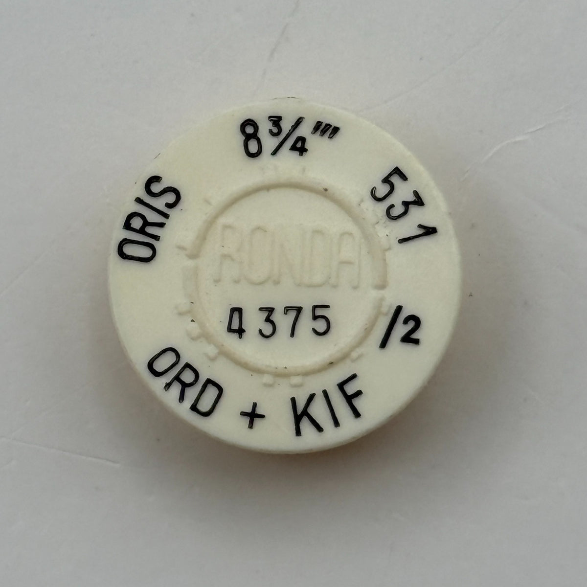 Oris 531/2 Balance Wheel Complete And Spring 8¾’’’ 4375 Watch Movement Parts NOS