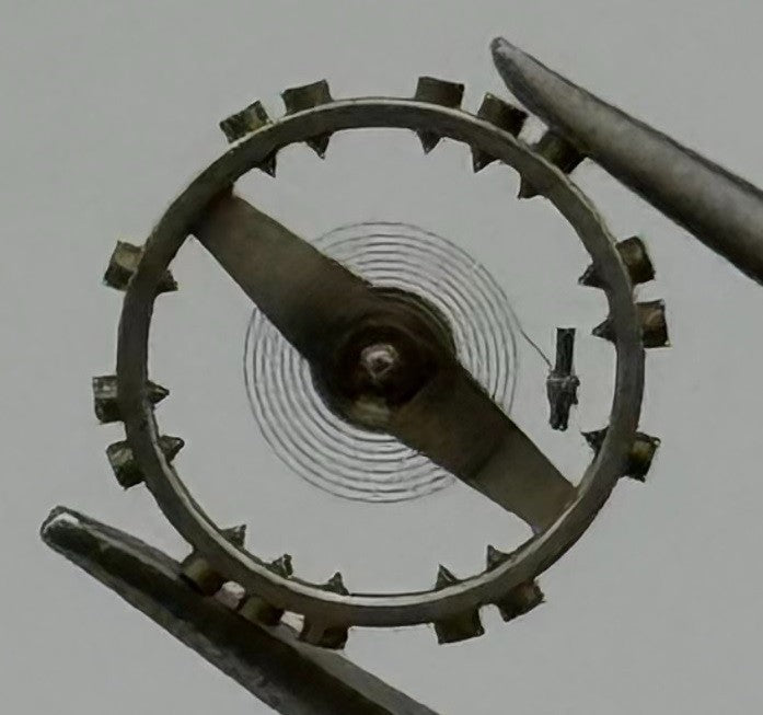 AS 976 1012 Balance Wheel Complete And Spring 29 M Watch Movement Parts NOS