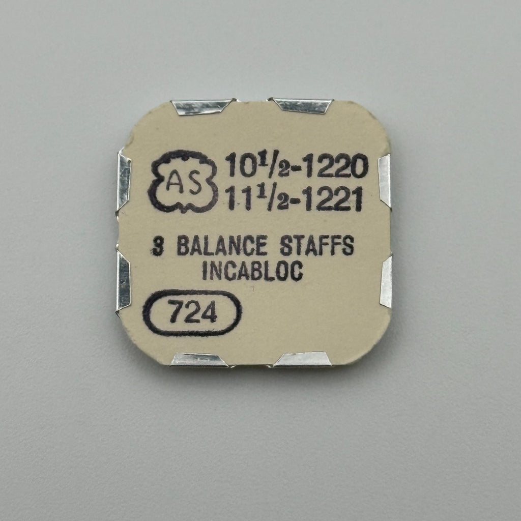 AS 1220/1221 Balance Staff Pack Of 3 - 10 1/2-11 1/2 - 724 - NOS - Watch Parts