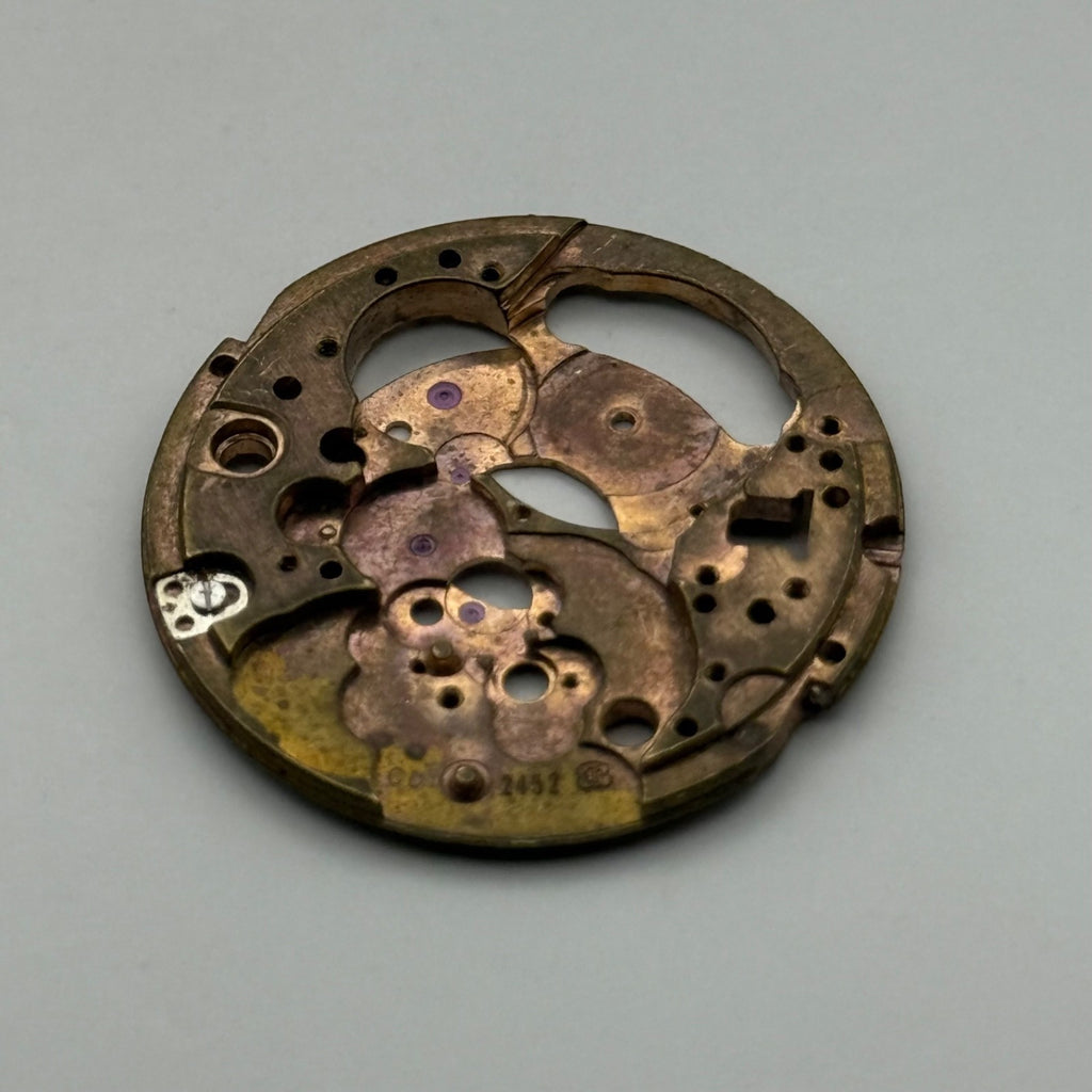 ETA 2452 Watch Movement - Main Plate Automatic - For Parts / Repair - 25.9mm