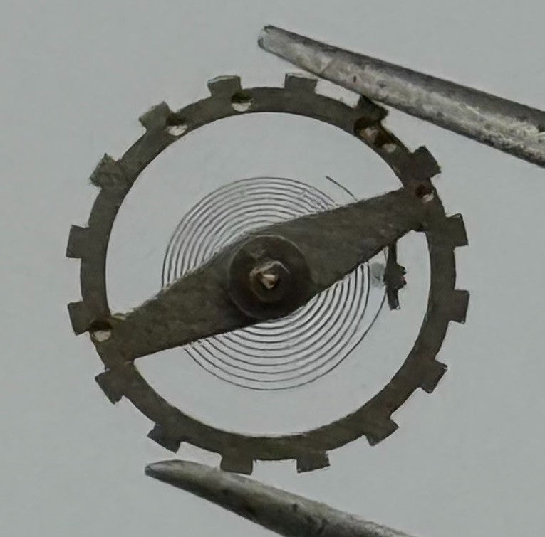 EB 1450 Balance Wheel Complete And Spring 6¾’’’ 121 Watch Movement Parts NOS