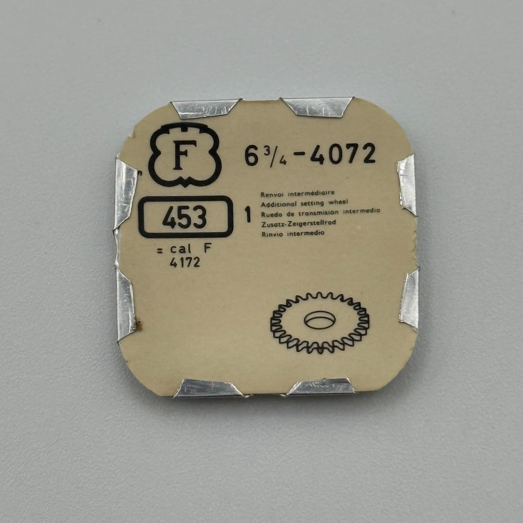 Felsa 4072 Setting Wheel - 6 3/4 - 453 - New Old Stock - Watch Parts
