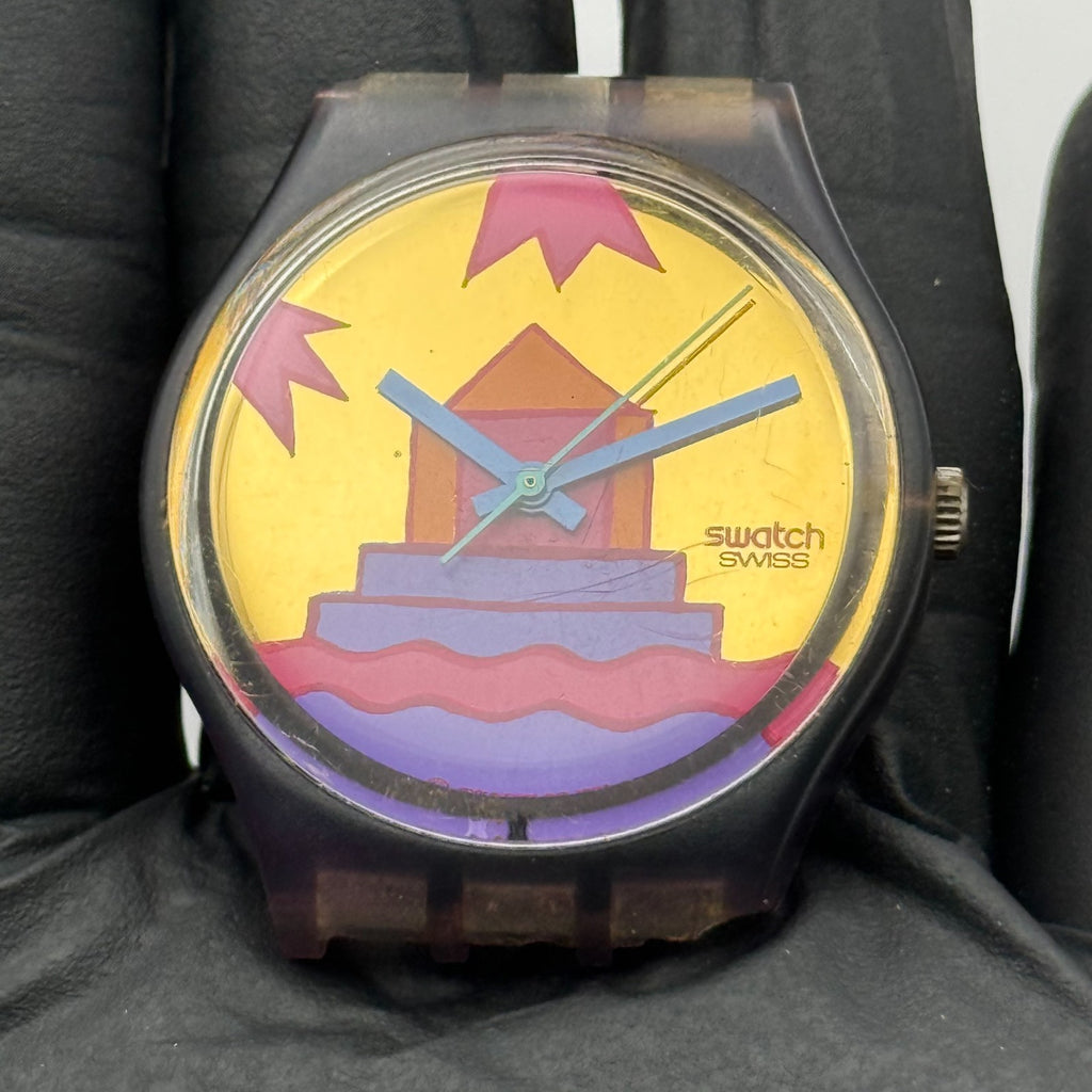 Vintage Swatch Gent Watch GV103 Rara Avis 1991 ETA Quartz Swiss 33mm Parts 