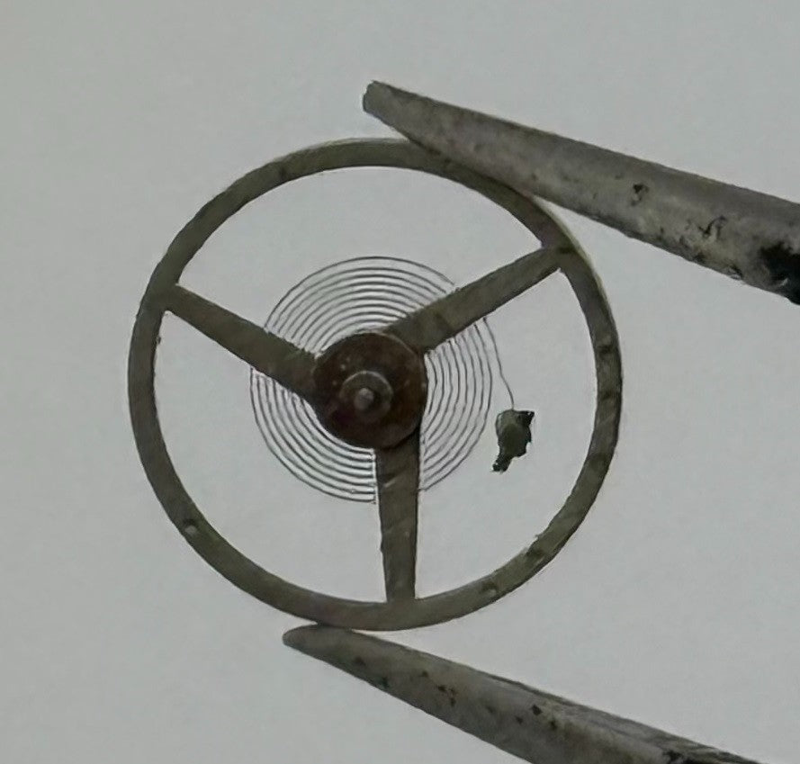 ETA 2487 Balance Wheel Complete And Spring 5½’’’ 5153 Watch Movement Parts NOS