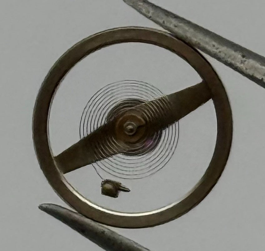 Amida 562 Balance Wheel Complete And Spring 8¾’’’ 374 Watch Movement Parts NOS