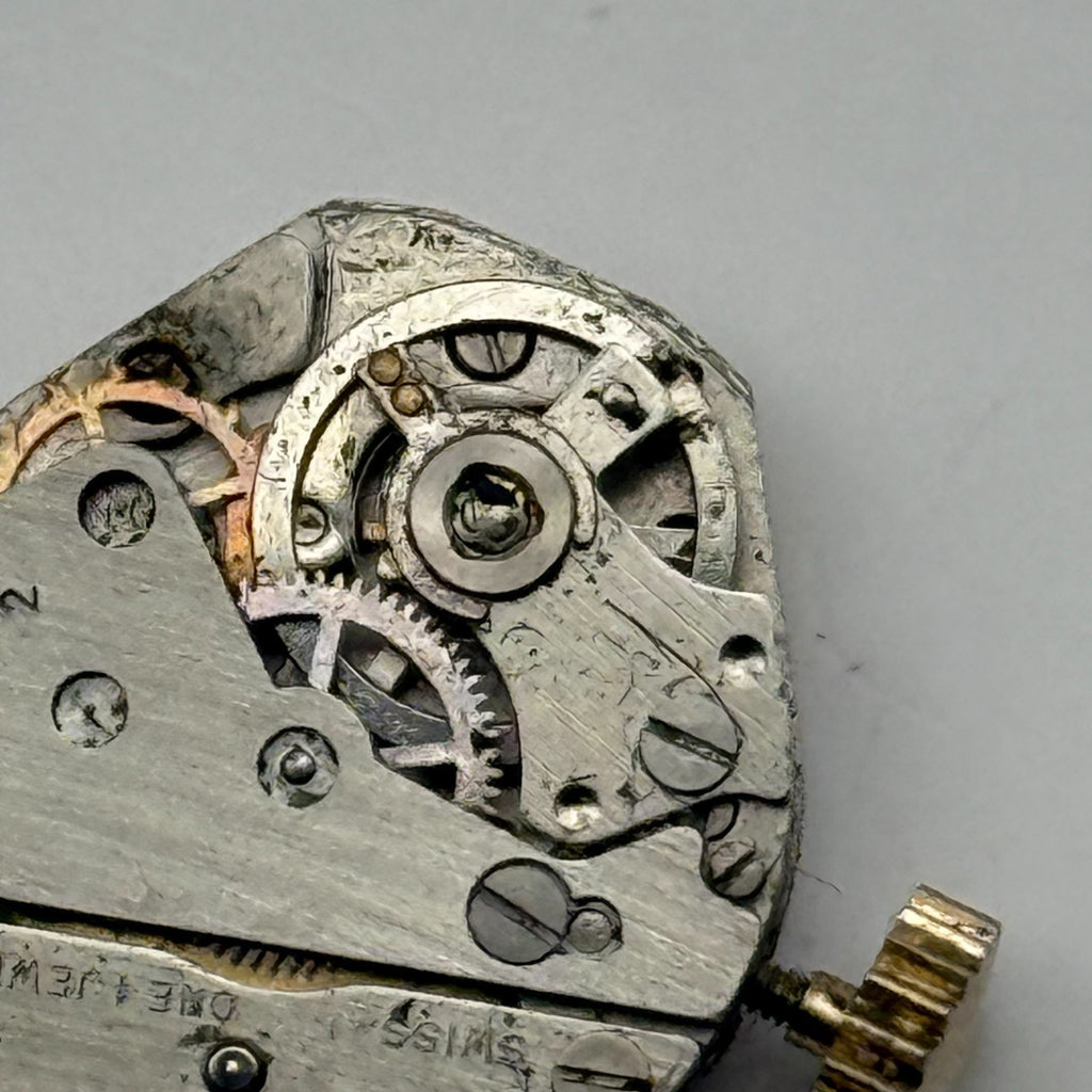 Ingersoll Watch Movement 1 Jewel Unadjusted Swiss Manual Wind Parts 15.3mm