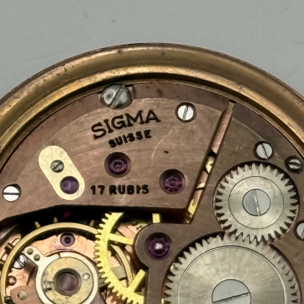 FEF 310 Watch Movement Sigma 17 Rubis Swiss Manual Wind Parts Repair 25.9mm