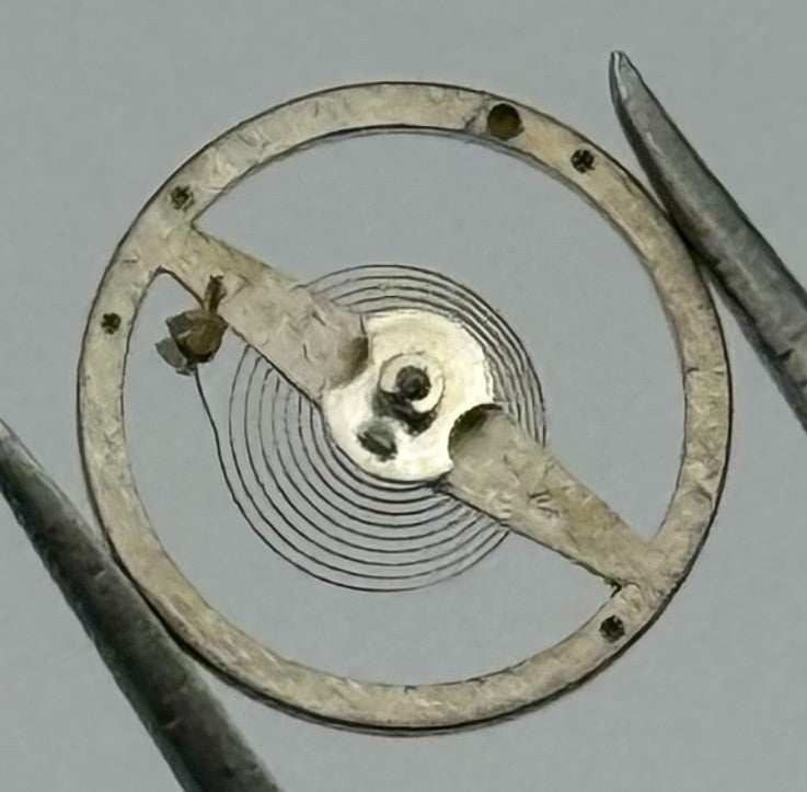 Oris 491/1 Balance Wheel Complete And Spring 8¾’’’ 3274 Watch Movement Parts NOS