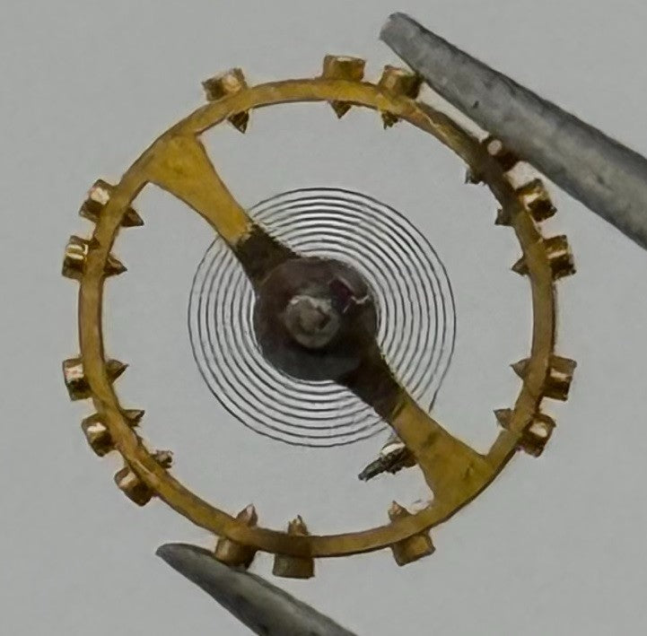 Felsa 4062 Balance Wheel Complete And Spring Renata 1434 M Watch Movement Parts