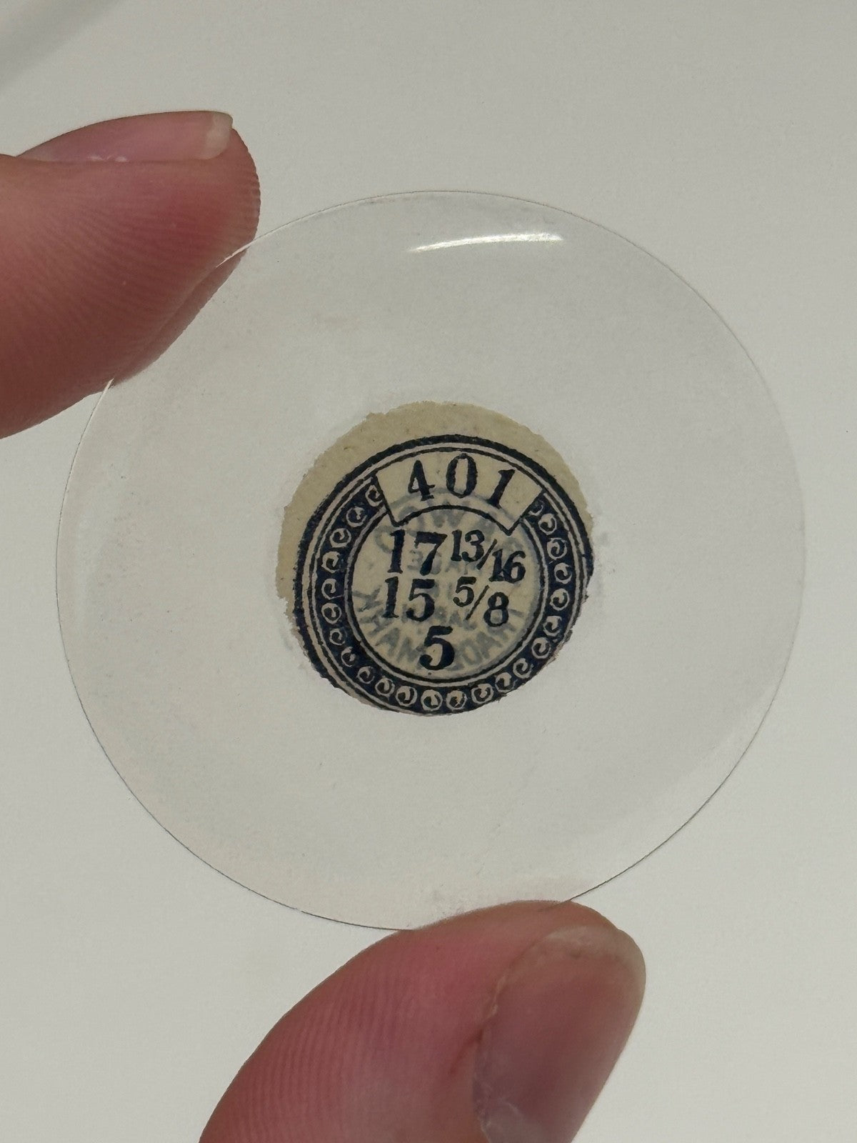 Antique Pocket Watch Glass Crystal - Choose From Available Sizes - Rawco - NOS