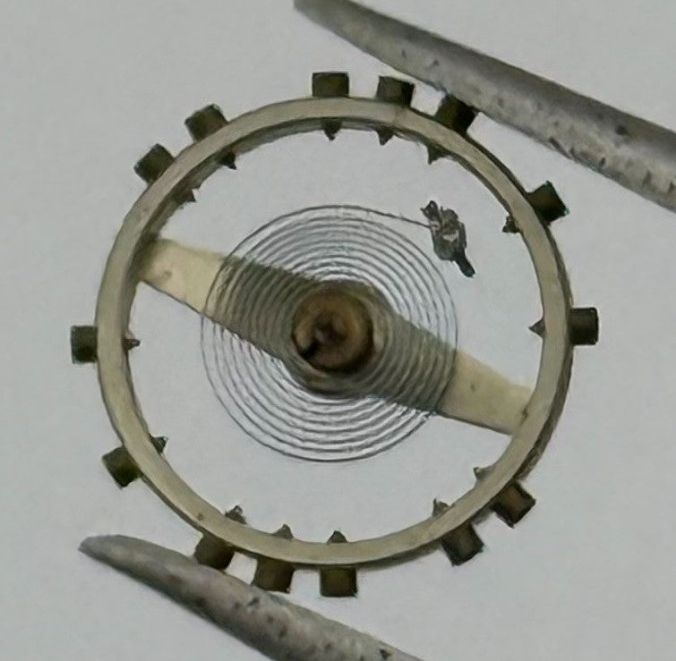 FEF 270 Balance Wheel Complete And Spring 5¼’’’ 173 M Watch Movement Parts NOS