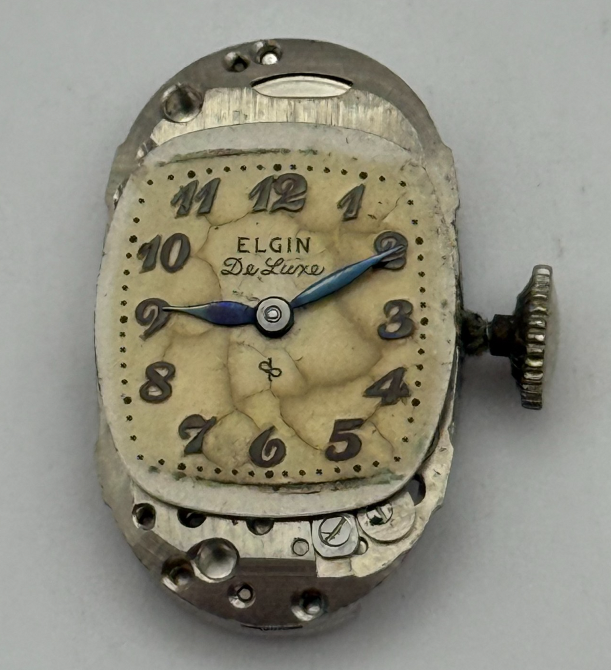 Elgin De Luxe Grade 533 Model 2 Watch Movement - 1947 21/0s - For Parts / Repair