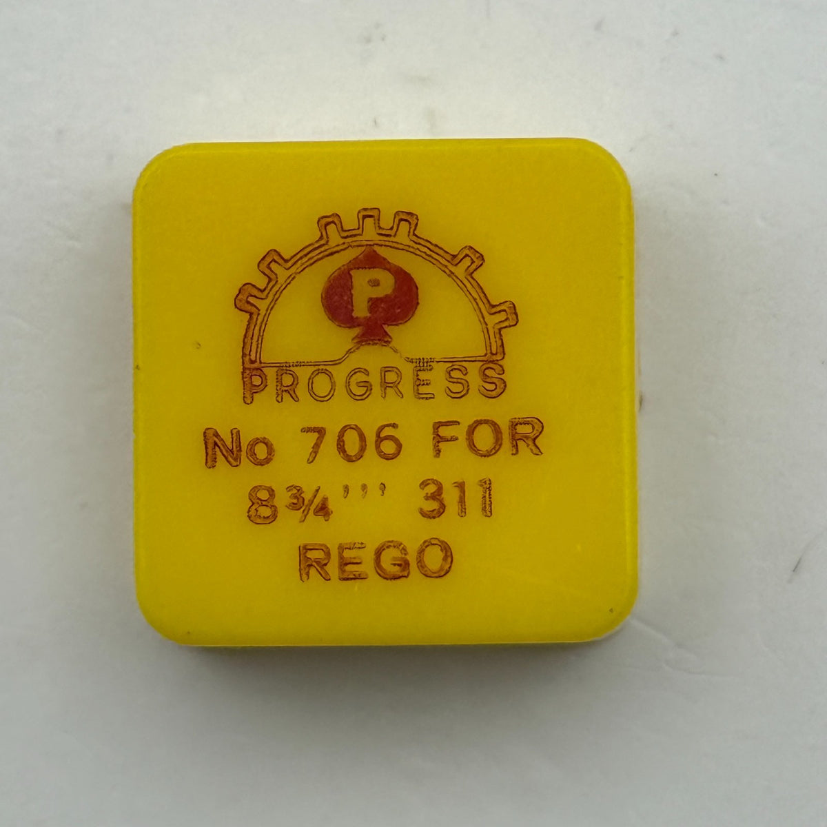 Rego 311 Balance Wheel Complete And Spring 8¾’’’ 706 Watch Movement Parts NOS