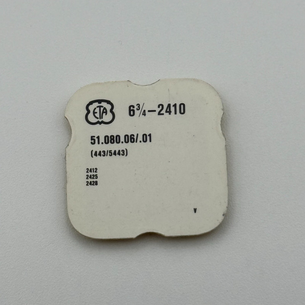 ETA 2410 Setting Lever & Screw Set - 6 3/4 - 443/5443 - NOS - Watch Parts
