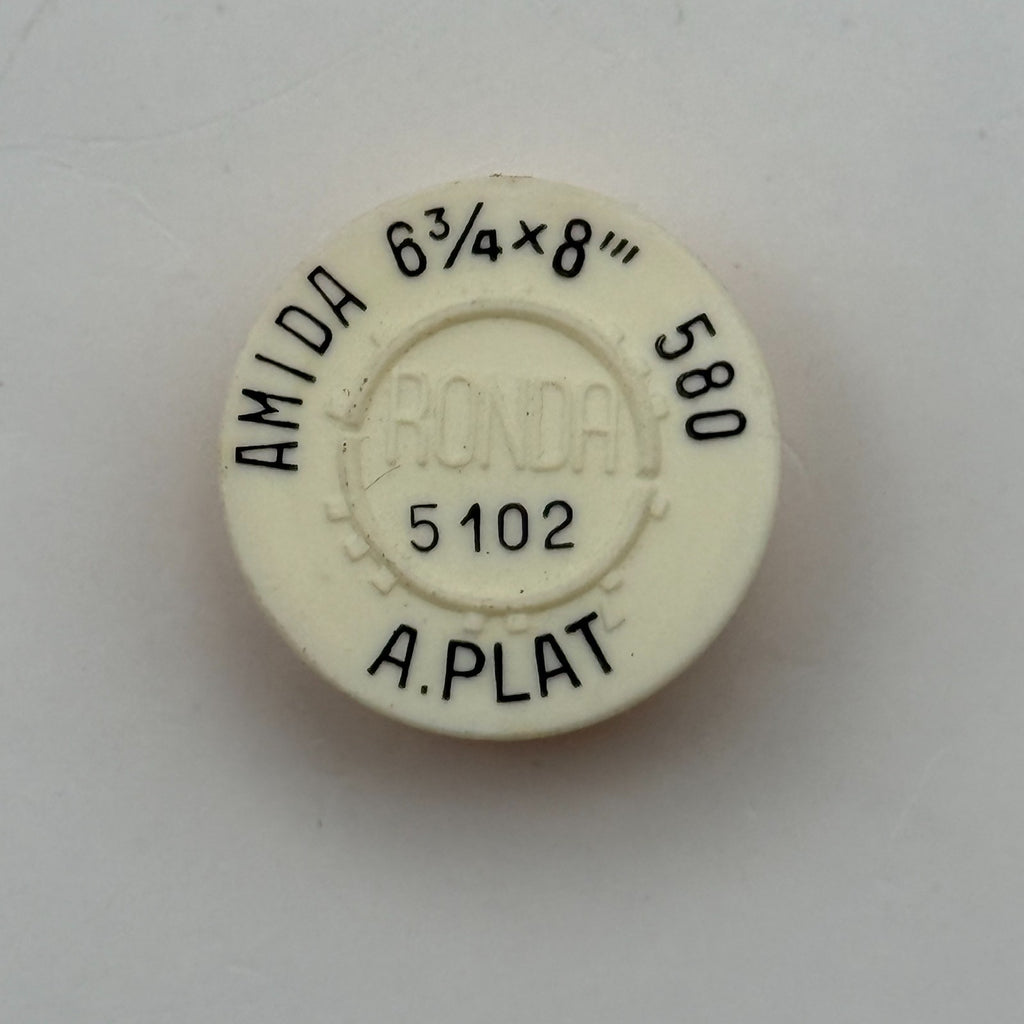 Amida 580 Balance Wheel Complete And Spring 6¾x8’’’ 5102 Watch Movement Parts