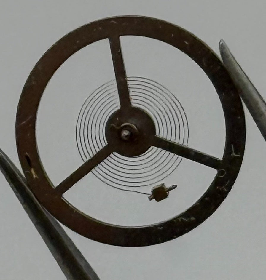 BFG 582 Balance Wheel Complete And Spring 12’’’ 5495 Watch Movement Parts NOS