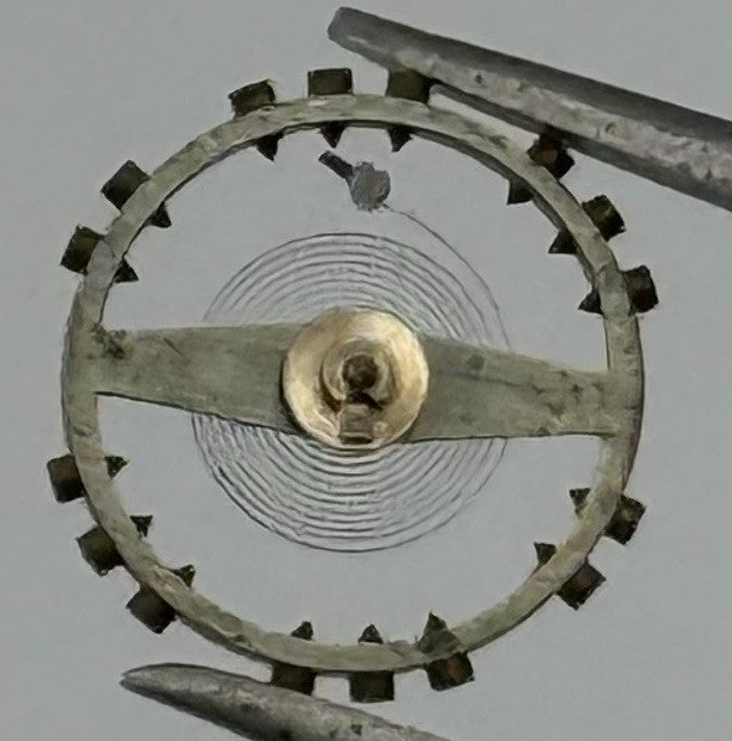 FEF 270 Balance Wheel Complete And Spring 5¼’’’ 173 M Watch Movement Parts NOS
