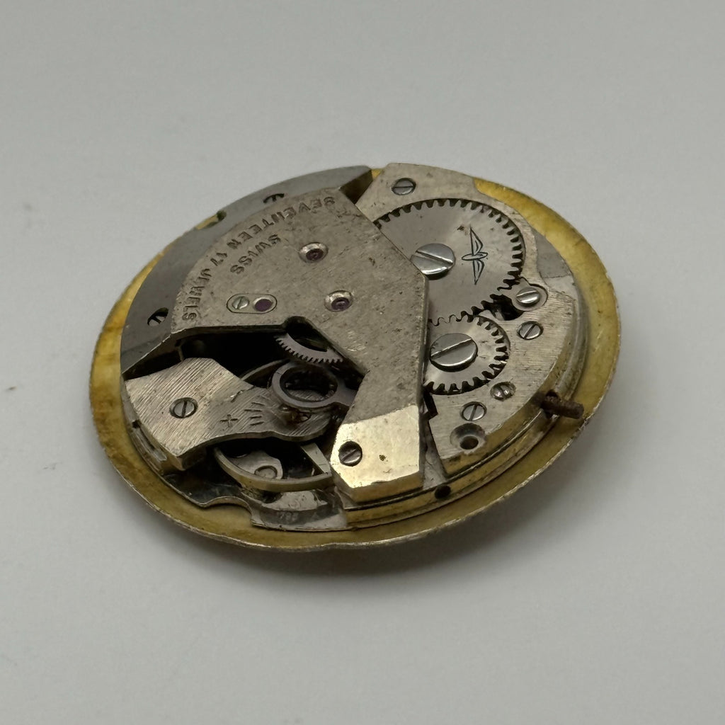 AS 1795 Watch Movement A. Schild 1795 Rotary 17J Incabloc Swiss Parts 25.9mm