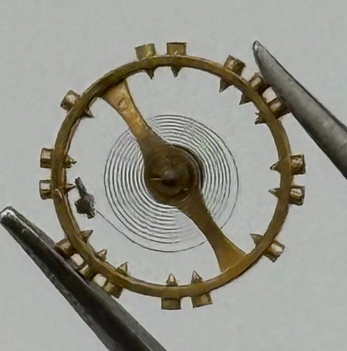 Femga 45 Balance Wheel Complete And Spring 5½’’’ 1006 M Watch Movement Parts NOS