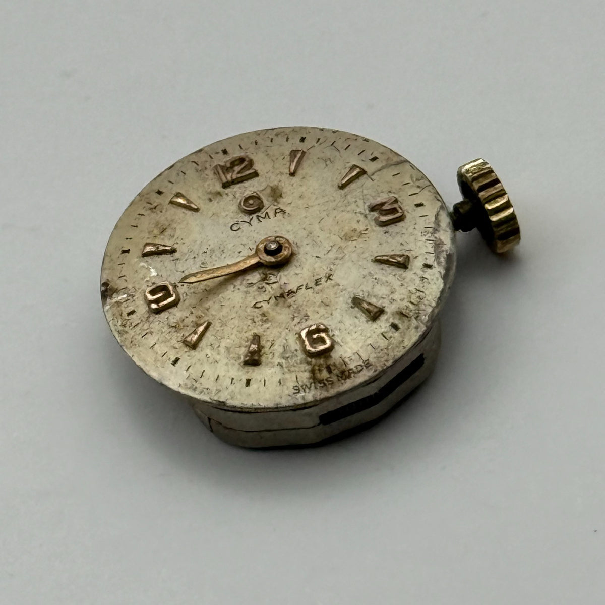 Cyma R434K Watch Movement Cymaflex 17 Jewels Swiss Manual Wind Parts 11.5mm