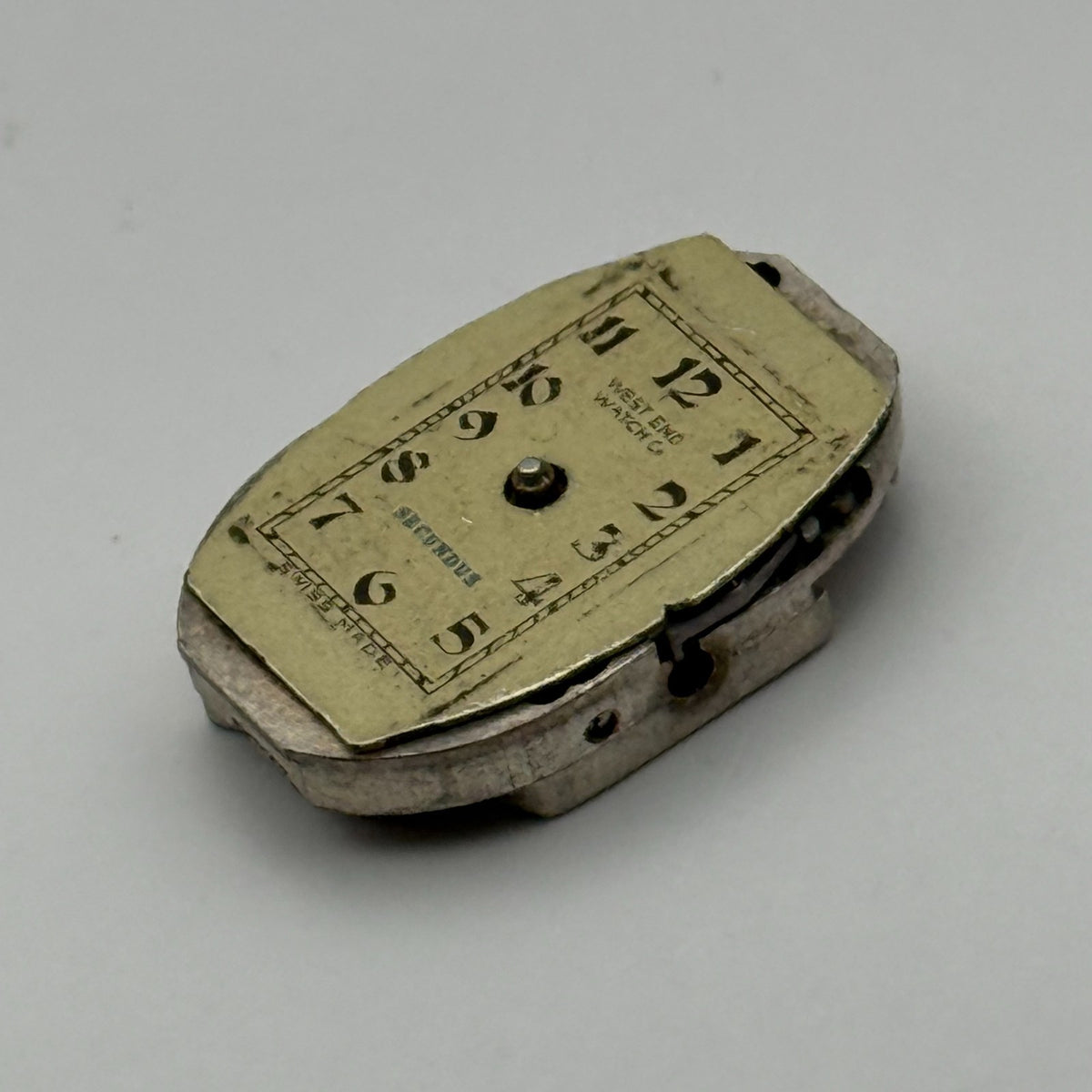 West End Watch Co Watch Movement Secundus Swiss Manual Wind Parts Repair 12.7mm