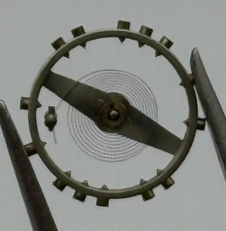 AS 970 Balance Wheel Complete And Spring 8¾’’’ 27 Watch Movement Parts NOS