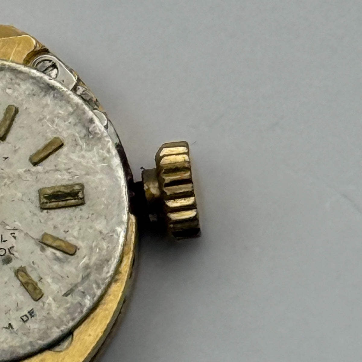 FE 68E4 Watch Movement Everite 17 Jewels Swiss Manual Wind Parts Repair 13.1mm