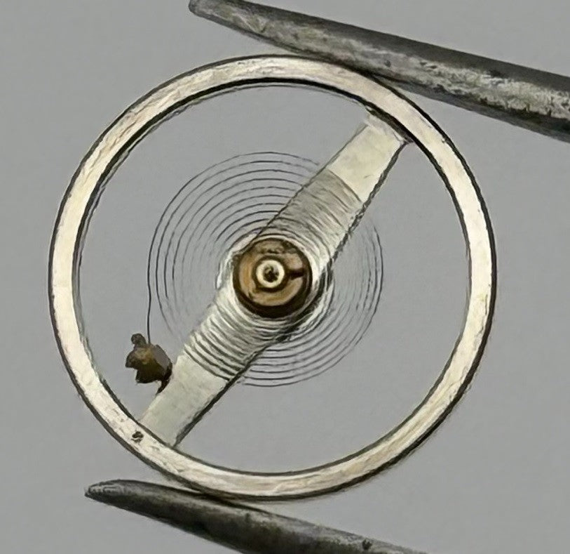 Oris 531/2 Balance Wheel Complete And Spring 8¾’’’ 4375 Watch Movement Parts NOS