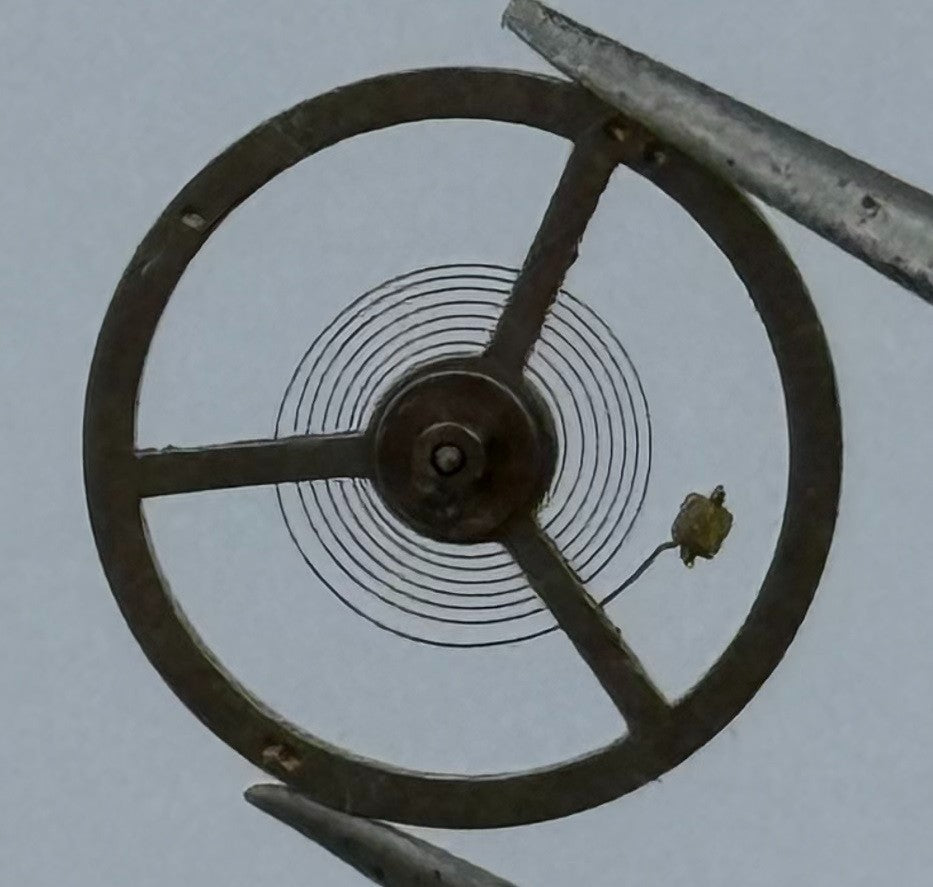 Ebosa 65 Balance Wheel Complete And Spring 12½’’’ 942 Watch Movement Parts NOS