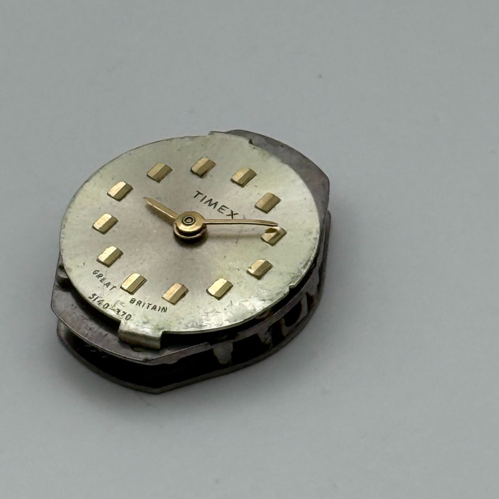 Timex 468 Watch Movement Great Britain Manual Wind Vintage Parts Repair 15.3mm